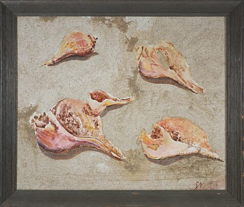 Gale Natal Mixed Media on Board "Brant Point Revisited Nantucket"