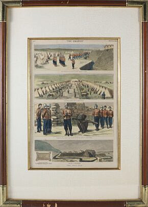 The "Zulu War" Lithograph From South Africa appeared in the graphic March 29, 1879