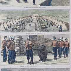 “The Zulu War” Lithograph From South Africa