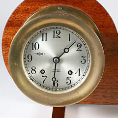 Chelsea Mounted Brass Ship’s Clock and Barometer