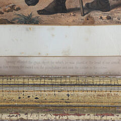 Period Colored Lithograph “Life of George Washington The Farmer”, 19th Century