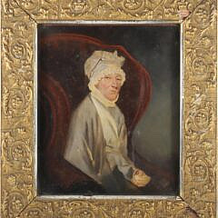American Oil on Panel “Portrait of a Seated Woman”