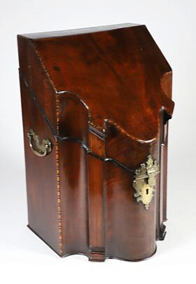 English Mahogany Knife Box