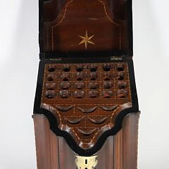 English George III Mahogany Knife Box
