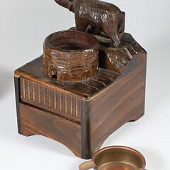 Group of Three Vintage Carved Black Forest Artifacts