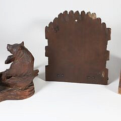 Group of Three Vintage Carved Black Forest Artifacts