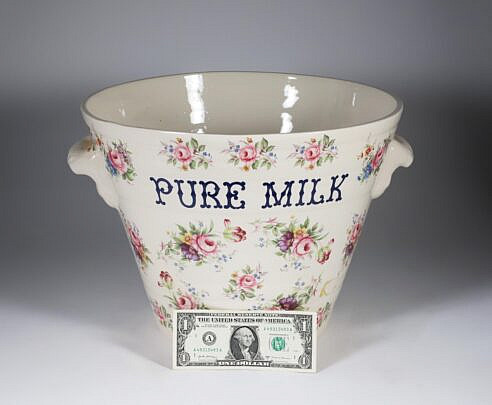 English Ironstone "Pure Milk" Bucket