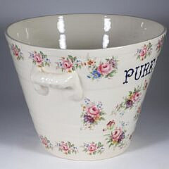 English Ironstone Pottery “Pure Milk” Bucket
