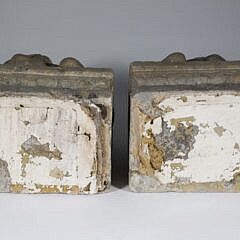 Pair of Chinese Carved Stone Foo Lions, 19th Century