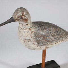 Antique New England Folk Art Shorebird Decoy