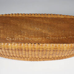 Charles Maguire Woven Nantucket Bread Basket