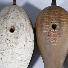 Two Vintage David B. Ward Shorebird Snipe Decoys