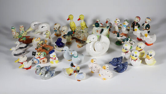 Collection of 27 Porcelain Salt and Pepper Shakers