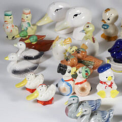 Collection of 27 Porcelain Salt and Pepper Shakers