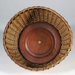 Irving Burnside Open Round Shallow Nantucket Basket