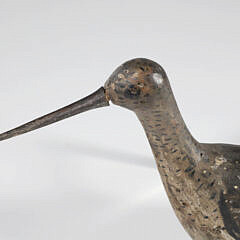 Antique Barnegat New Jersey Yellow Legs Shorebird Decoy, 19th Century