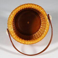 Ben Spychalski Small Small Round Swing Handle Nantucket Basket