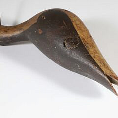 Antique American Folk Art Shorebird Decoy, Original Paint