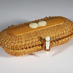 Nantucket Woven Eyeglass Case With Twin Shells