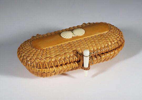 Nantucket Woven Eyeglass Case With Twin Shells