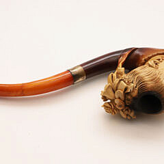 Fine Meerschaum Pipe Depicting the Bust of a Lady