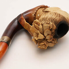 Fine Meerschaum Pipe Depicting the Bust of a Lady