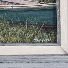 Paul Lipp Oil on Masonite “Brant Point Lighthouse Nantucket”