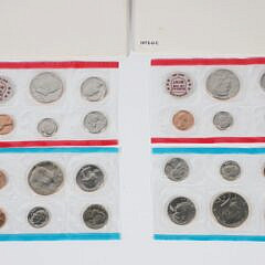 Four 1972 Uncirculated Treasury Mint Coin Sets