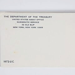 Four 1972 Uncirculated Treasury Mint Coin Sets