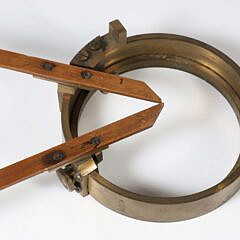 19th Century Brass and Wood Station Pointer