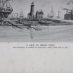 James Walter Folger Print “A View of Brant Point”, Copyright 1909