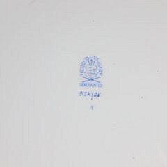 Herend Hand Painted Porcelain Partial Dinner Service in the Green Apponyi Pattern