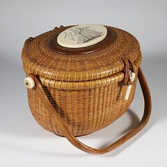 Chin Manasmontri Nantucket Friendship Basket, circa 1977