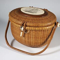 Chin Manasmontri Nantucket Friendship Basket, circa 1977
