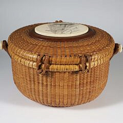 Chin Manasmontri Nantucket Friendship Basket, circa 1977