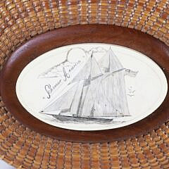 Chin Manasmontri Nantucket Friendship Basket, circa 1977