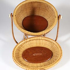 Chin Manasmontri Nantucket Friendship Basket, circa 1977