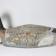 Antique American Folk Art Canvas Canada Goose and Black Sea Duck Decoys