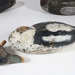 Three Antique American Folk Art Duck Decoys