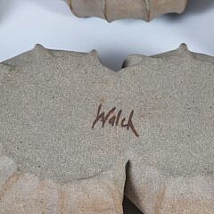 4 Vintage Mid Century Barbara Walch Stoneware Art Pottery Vessels