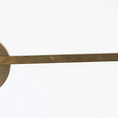 J.W. Strange Brass Chart Protractor, Pat. 1876