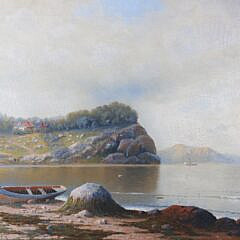 Kanute Felix Oil on Canvas “Rocky Coastline”