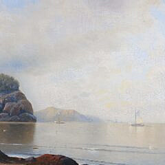 Kanute Felix Oil on Canvas “Rocky Coastline”