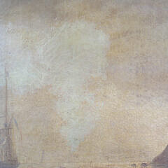 Gaillard de L’Epernay Oil on Canvas “Ships at Anchor” Seascape