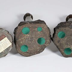 Three Cornish Carved Serpentine Stoneware Lighthouse Models, 20th Century