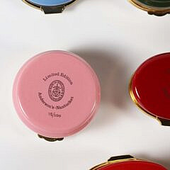 Collection of 29 Nantucket Enamel Boxes from Andersons and the Hub