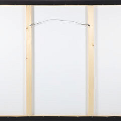 Antique Clipper Ship Hooked Rug Mounted on Board