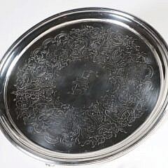 George III Sterling Silver Salver, London, 1805