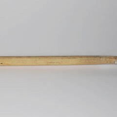 Whaler Made Finely Carved Clenched Fist Walking Stick, 19th Century