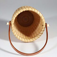 Stanick Round Swing Handle Nantucket Basket, circa 2002